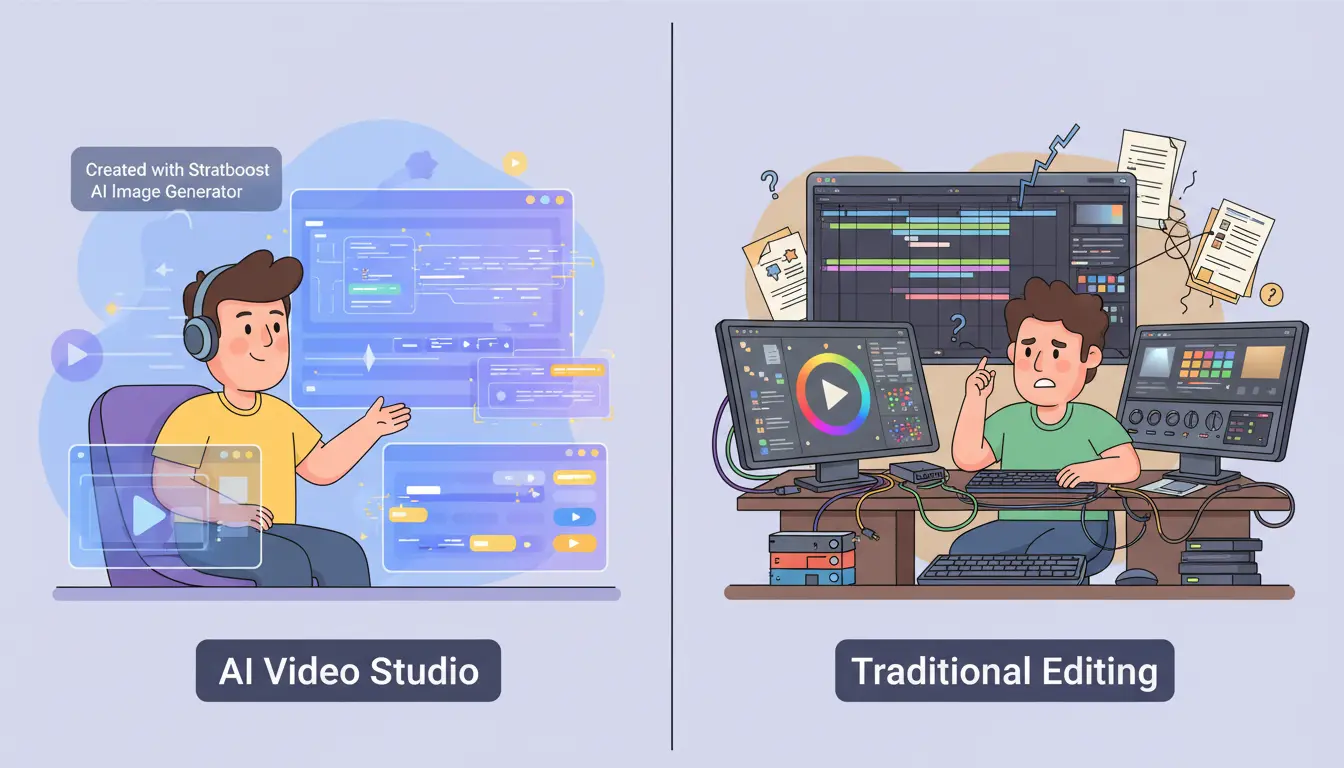 AI Video Studio vs Traditional Editing: What 2026 Creators Actually Prefer